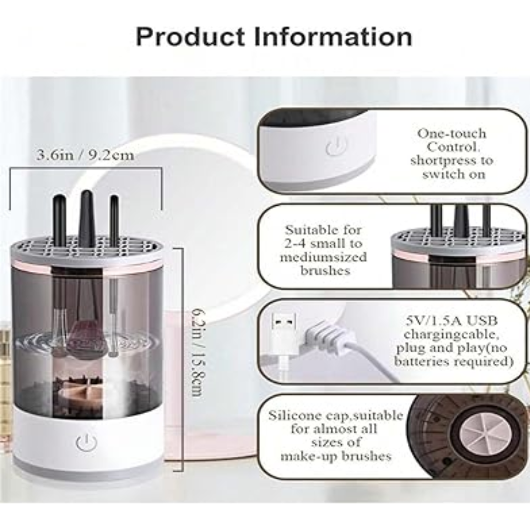 BelleBrushPro™ – Nettoyeur de pinceaux en profondeur